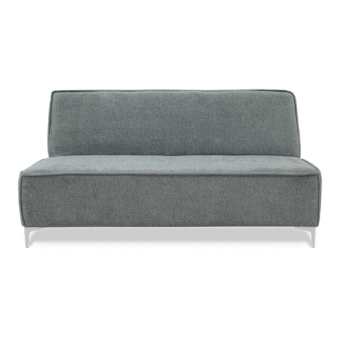 Futon Tela Gris Claro Wasik | Sofá Cama y Futones | salas